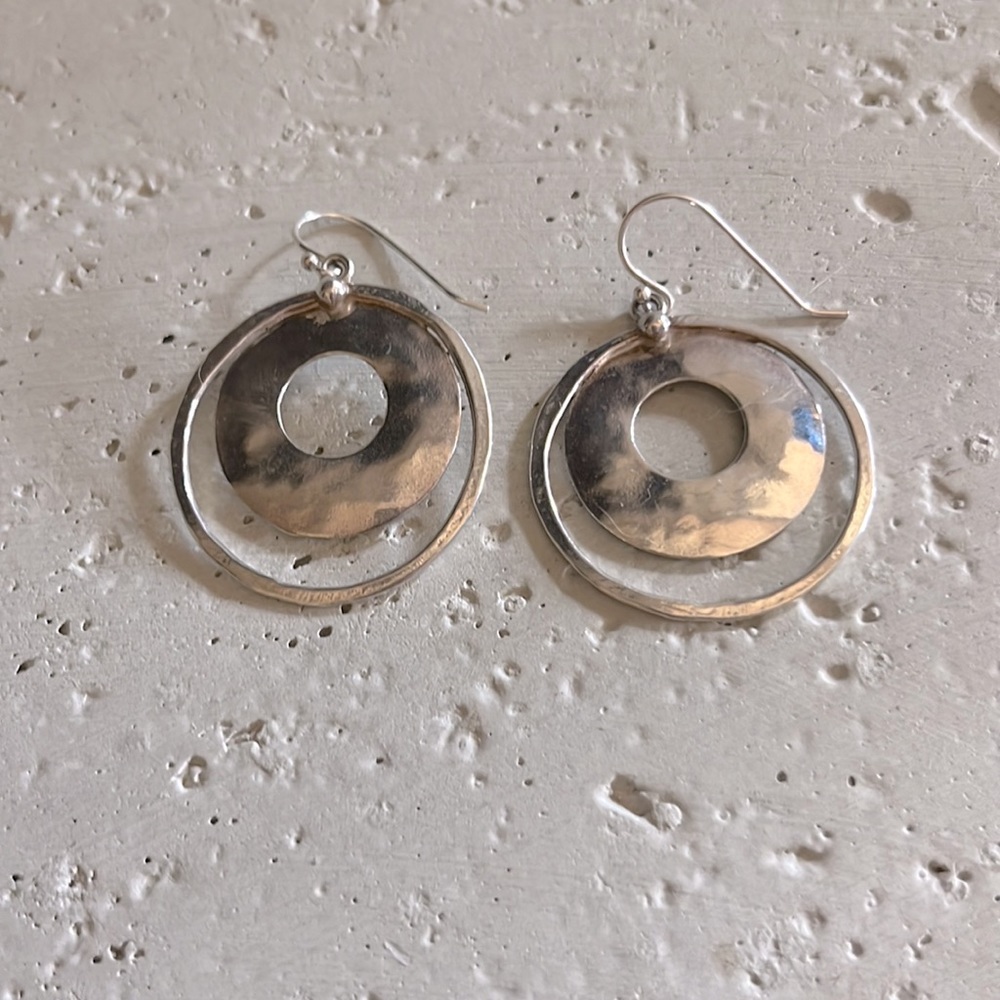 Silpada Round Circle Perspectiva Earrings